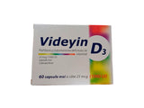 Videyin 100mcg 4000UI caps. (Vitamina D3)