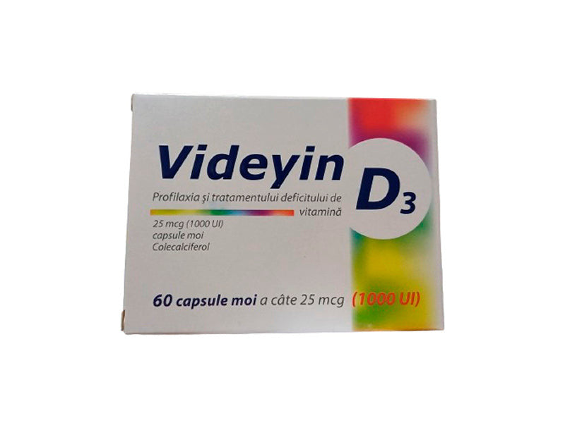 Videyin 100mcg 4000UI caps. (Vitamina D3)