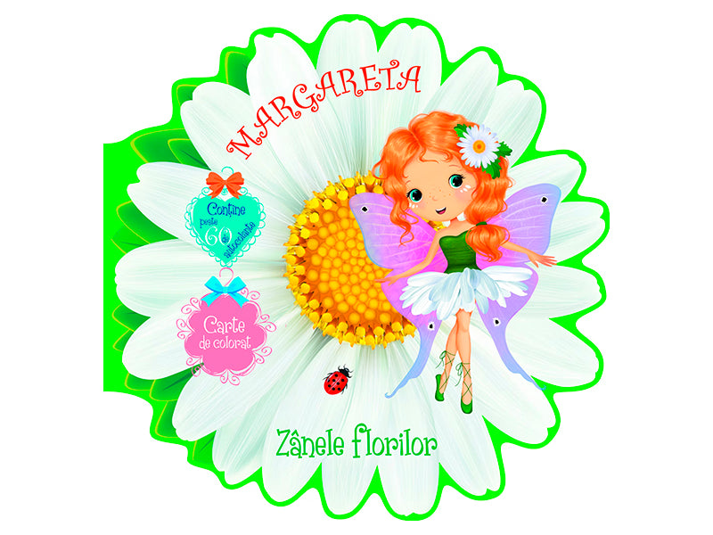 Carte Zanele florilor. Margareta. Carte de colorat