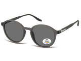 Ochelari de soare Montana MP187E, 2025, matt grey, din Acetat, unisex + husa moale