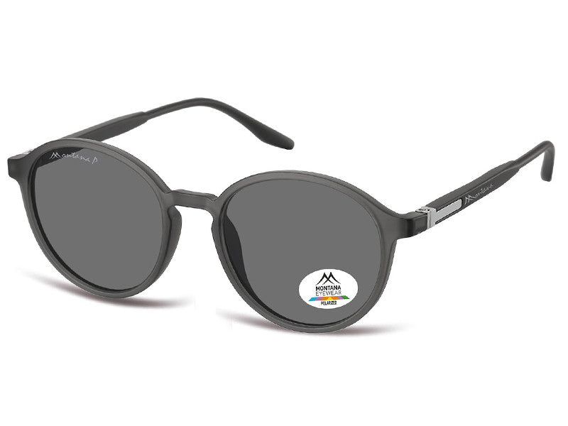 Ochelari de soare Montana MP187E, 2025, matt grey, din Acetat, unisex + husa moale