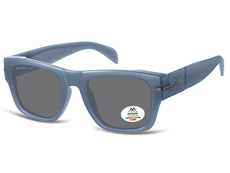 Ochelari de soare Montana MP189D, 2025, shiny blue, din Acetat, p/u barbati + husa moale