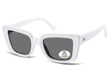 Ochelari de soare Montana MP193E, 2025, shiny white, din Acetat, p/u femei + husa moale