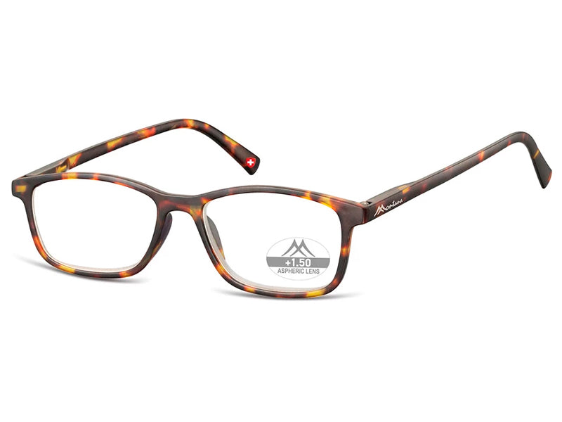 Ochelari de citit Montana MR51F +2.50, 2025, matt soft demi, din Acetat, p/u femei + husa transparenta