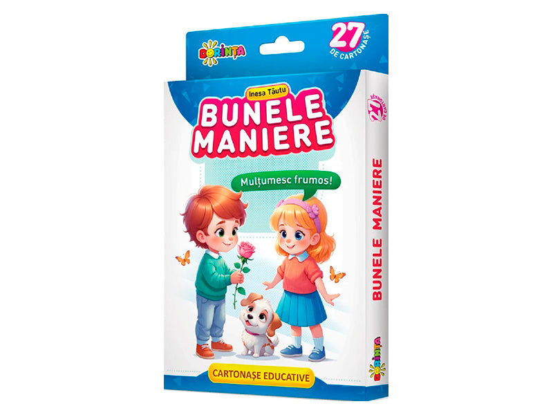 Carte 27 cartonase educative, bunele maniere