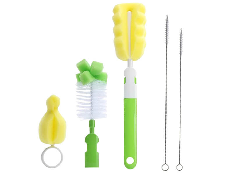 WeeBaby Set de perii pentru curatarea biberoanelor si tetinelor