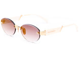 Ochelari de soare Ana Hickmann AH3317-04B-56, 2025, din Metal, p/u femei