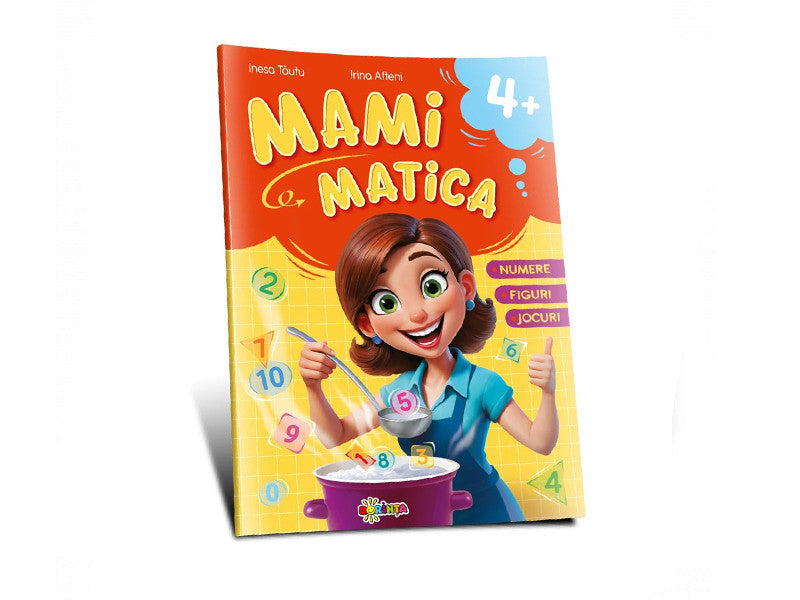 Carte Matematica 4+ numere,figuri,jocuri
