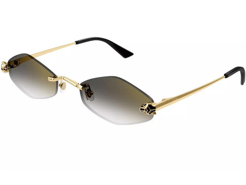 Ochelari de soare Cartier Panthere de Cartier CT0433S-001/55-20-145, 2025, din Metal, p/u femei