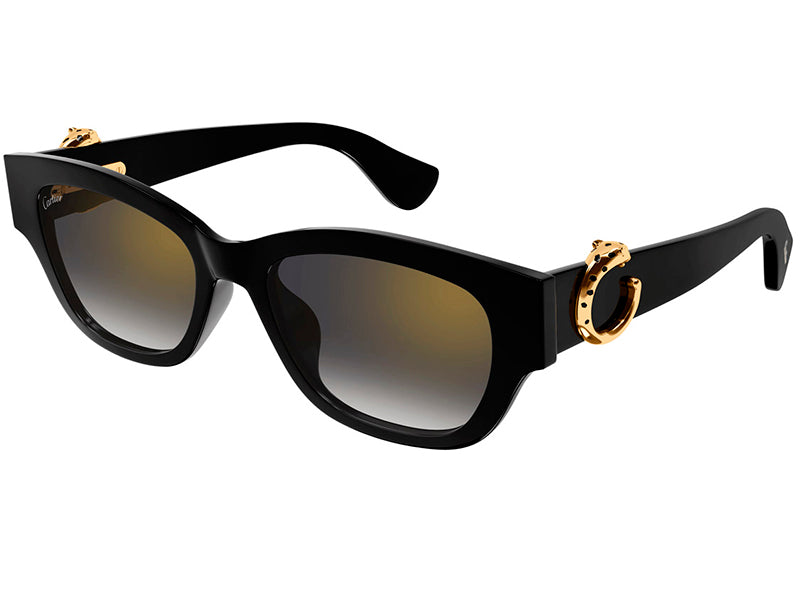Ochelari de soare Cartier Panthere de Cartier CT0548SA-001/55-18-145, 2025, din Acetat, p/u femei