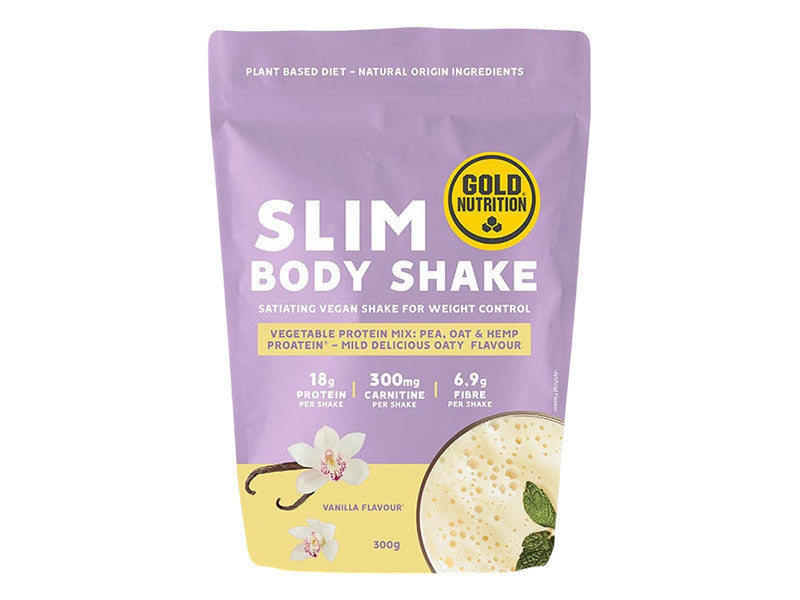 GoldNutrition Slim Body Shake proteic cu aroma de vanilie 300g (GN61362)