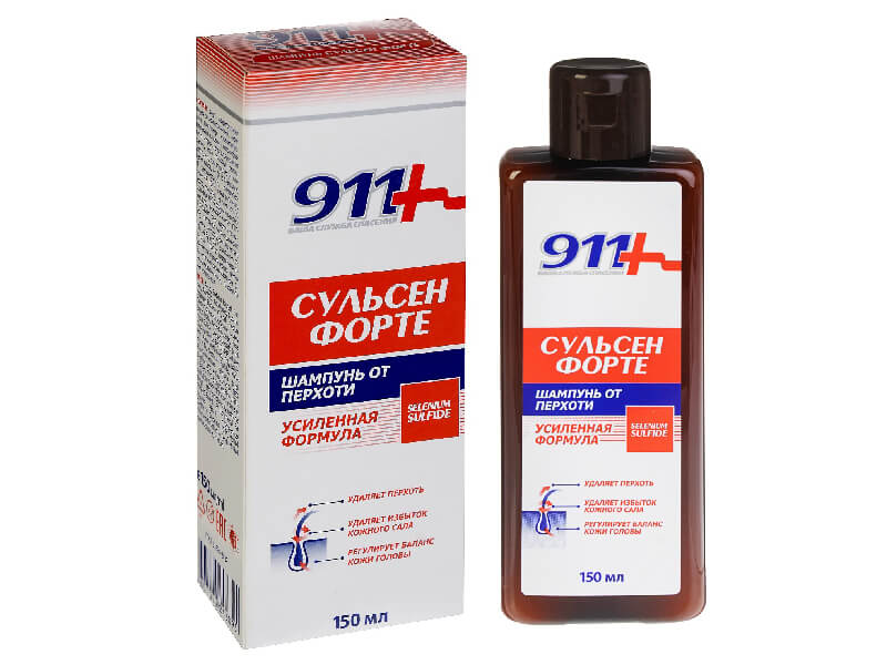 911 Sulsena forte - sampon impotriva matretii 2% 150ml
