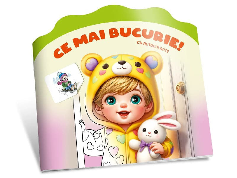 Carte cu autocolante Ce mai Bucurie