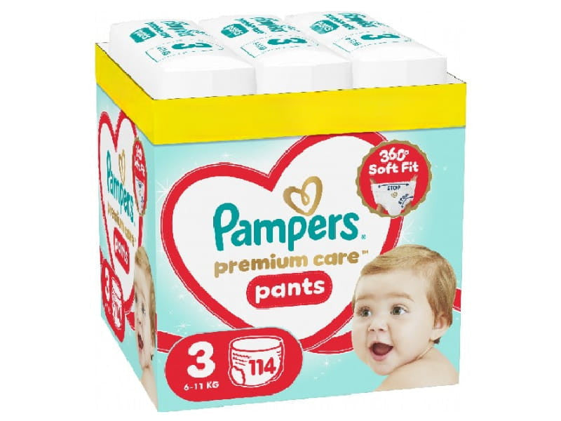 Pampers M BOX PANTS PREMIUM CARE 114 (3)