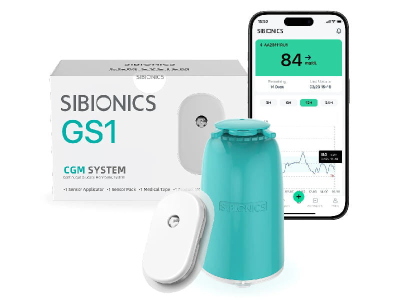Senzor pentru monitorizarea continua a glicemiei SIBIONICS GS1