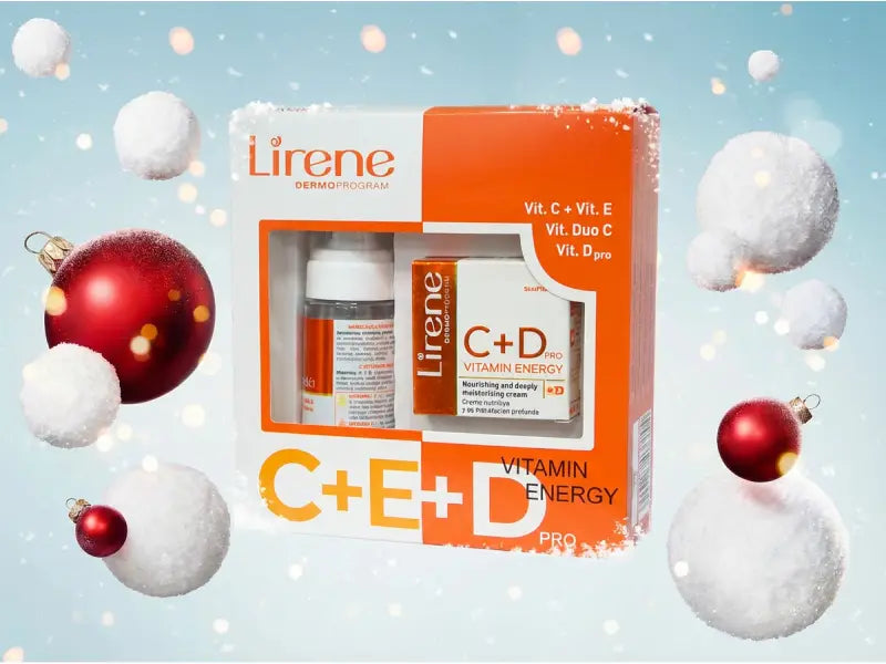 Lirene SET C+E+D Crema hidratanta 50ml + Spuma de curatare 150ml 10E07310