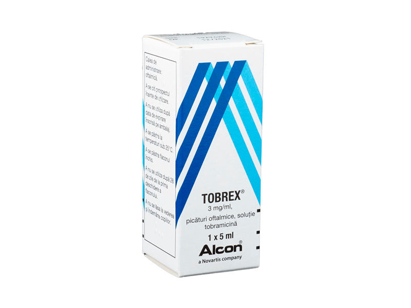 Tobrex 3 mg/ml / 5 ml picături oftalmice, soluţie