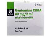 Gentamicin K 80mg/2ml sol.inj.