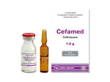 Cefamed 1g pulb.+solv.,sol.inj.
