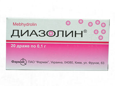 Diazolin 100mg dr.