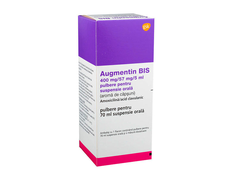 Augmentin BIS 400+57mg/5ml susp.orala 70ml