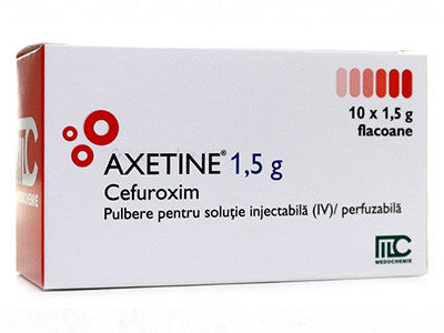 Axetine 1.5g pulb./sol. inj./perf.