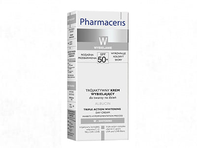 Pharmaceris W Albucin Crema de zi cu tripla actiune p/u albire SPF 50+ 30ml