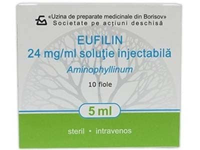 Eufillin 2.4% sol.inj. 5ml