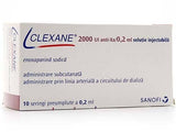 Clexane 2000UI anti Xa/0.2ml sol.inj.ser.pneum.