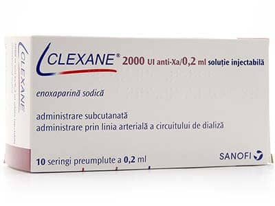 Clexane 2000UI anti Xa/0.2ml sol.inj.ser.pneum.