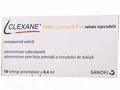 Clexane 4000UI anti Xa/0.4ml