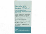Ventolin 100 mcg/doza Inhaler CFC-free susp.de inhalat presuriz.