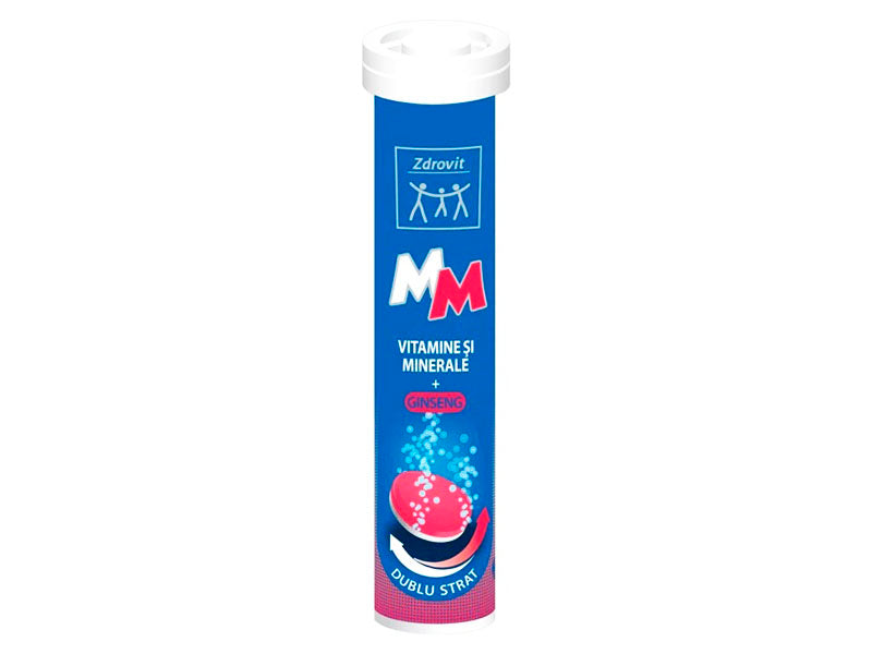 Витамины+минералы+женьшень comp.efferv.