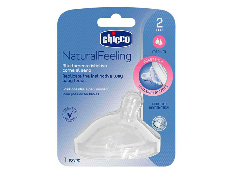 Chicco Tetina silicon Step Up 2 flux normal 2M+