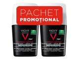 Vichy Deo Roll-On Homme ultra-absorbant 72h 1+1 (-50% la al doilea produs)