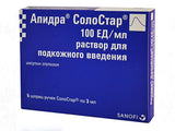 Apidra SoloStar 100U/ml sol.inj. stilou inject.preump. 3ml
