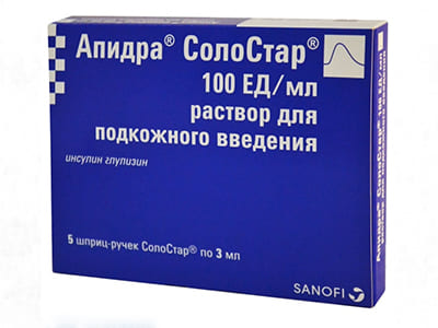 Apidra SoloStar 100U/ml sol.inj. stilou inject.preump. 3ml