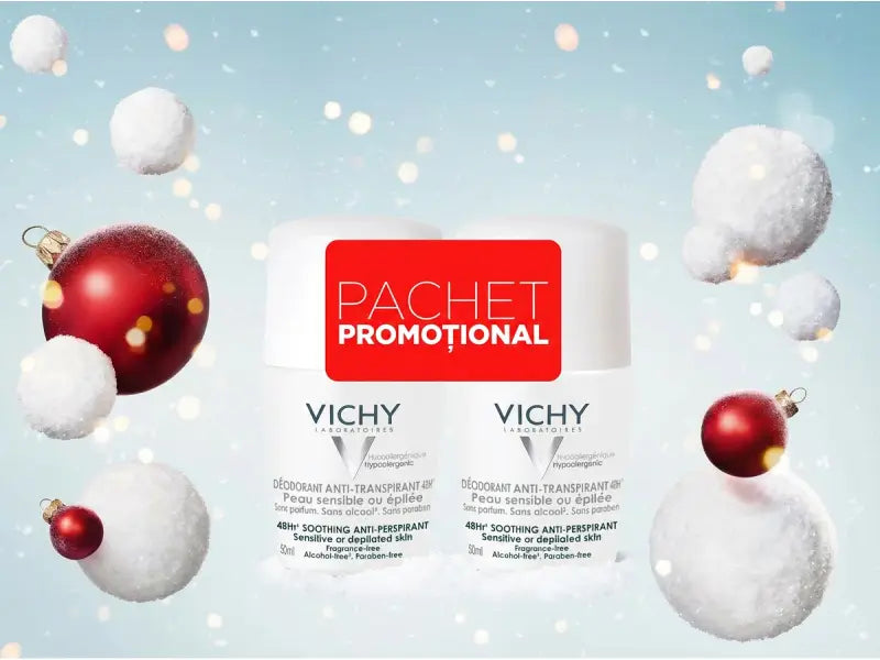 Vichy Део Ролик Антиперспирант 48 ч без аромата 1+1 (–50% на второй продукт)