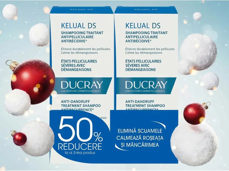 Ducray Shampoo Kelual DS 100мл 1+1 50%