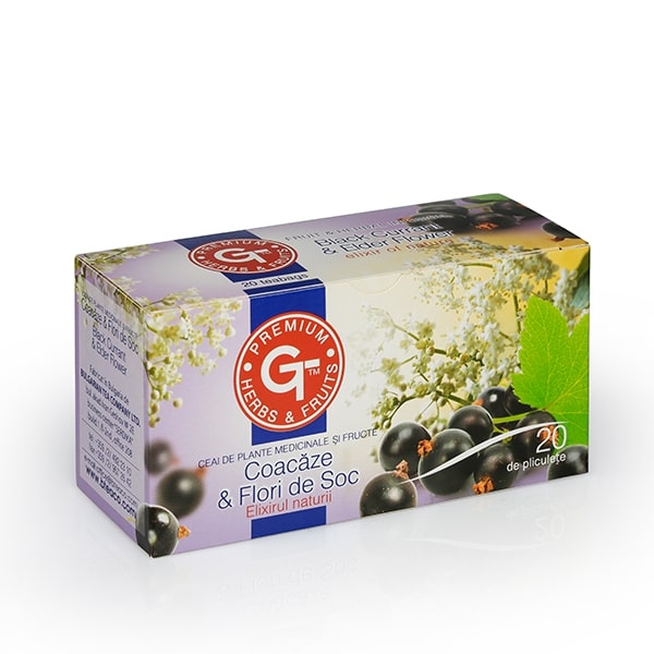 Phytolek Ceai Coacaza neagra, flori de soc