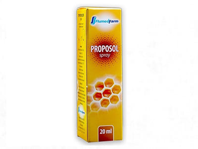 Proposol spray bucofaringian