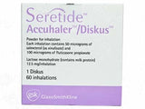 Seretide Accuhaler diskus 50/100mcg 60 doze pulb.inhal.