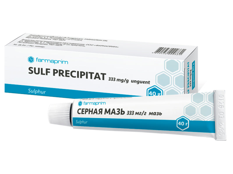 Sulf precipitat 333mg/g unguent 40g