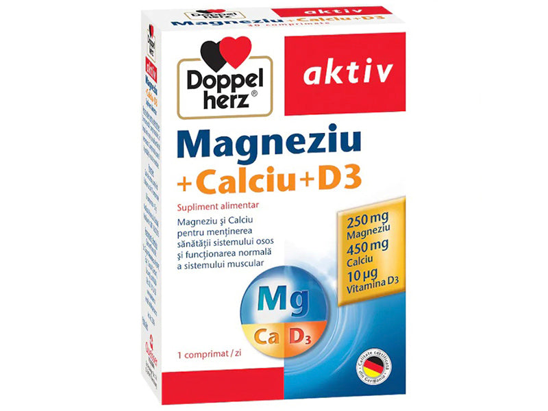 Doppelherz Magnesium+Ca 250mg+450mg comp.