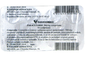 Paracetamol 500mg comp.