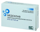 Medoclav 875mg+125mg comp.