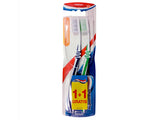 Aquafresh Periuta de dinti Clean flex 1+1