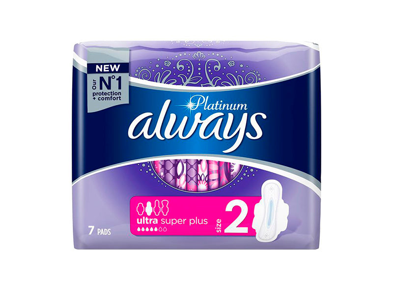 Always Absorbante platinum super 7pcs size 2
