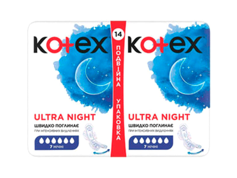 Kotex ultra night absorbante