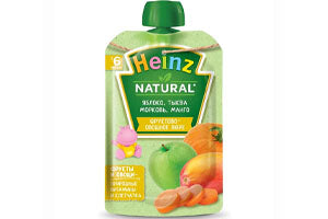 Heinz Piure mar,morcov,dovleac,mango 90g